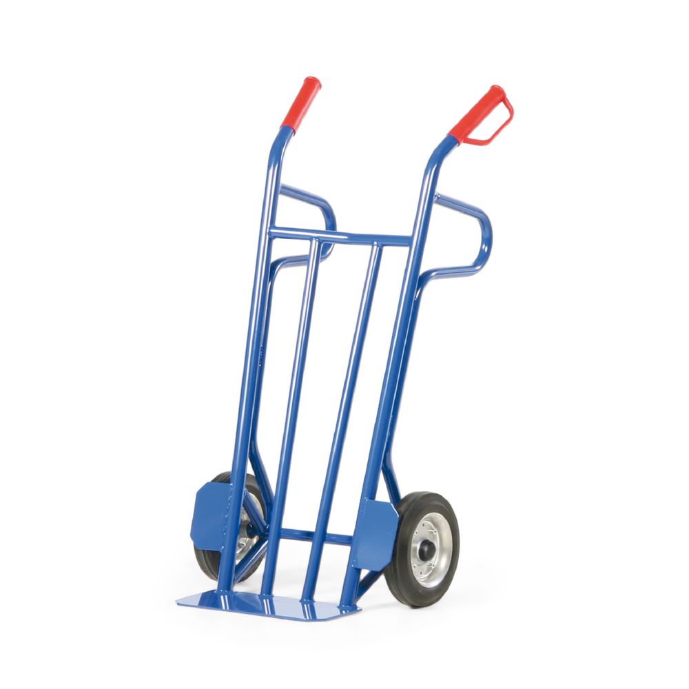 Produktbild Rotauro Stahlrohr Sackkarre bis 500 kg Traglastund Vollgummibereifung Höhe 1150 mm bild 2