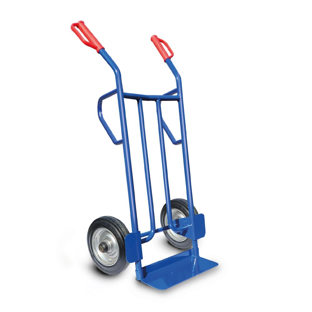 Produktbild Rotauro Stahlrohr Sackkarre bis 250 kg Traglast und Vollgummibereifung Höhe 1100 mm