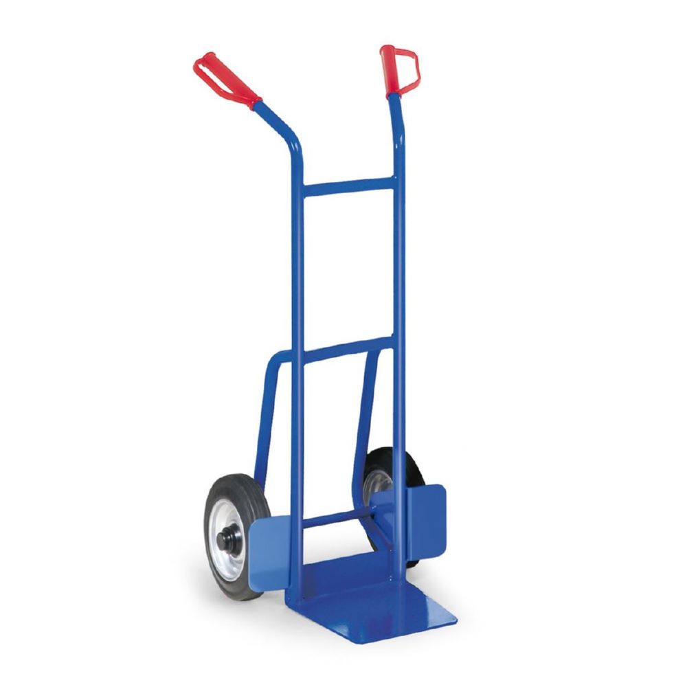 Produktbild Rotauro Stahlrohr Stapelkarre Traglast 200 kg Vollgummi Höhe 1100 mm