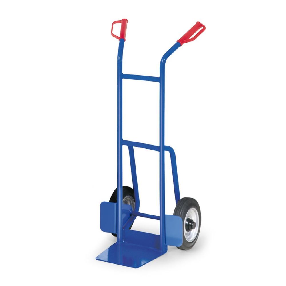 Produktbild Rotauro Stahlrohr Stapelkarre Traglast 200 kg Vollgummi Höhe 1100 mm bild 2