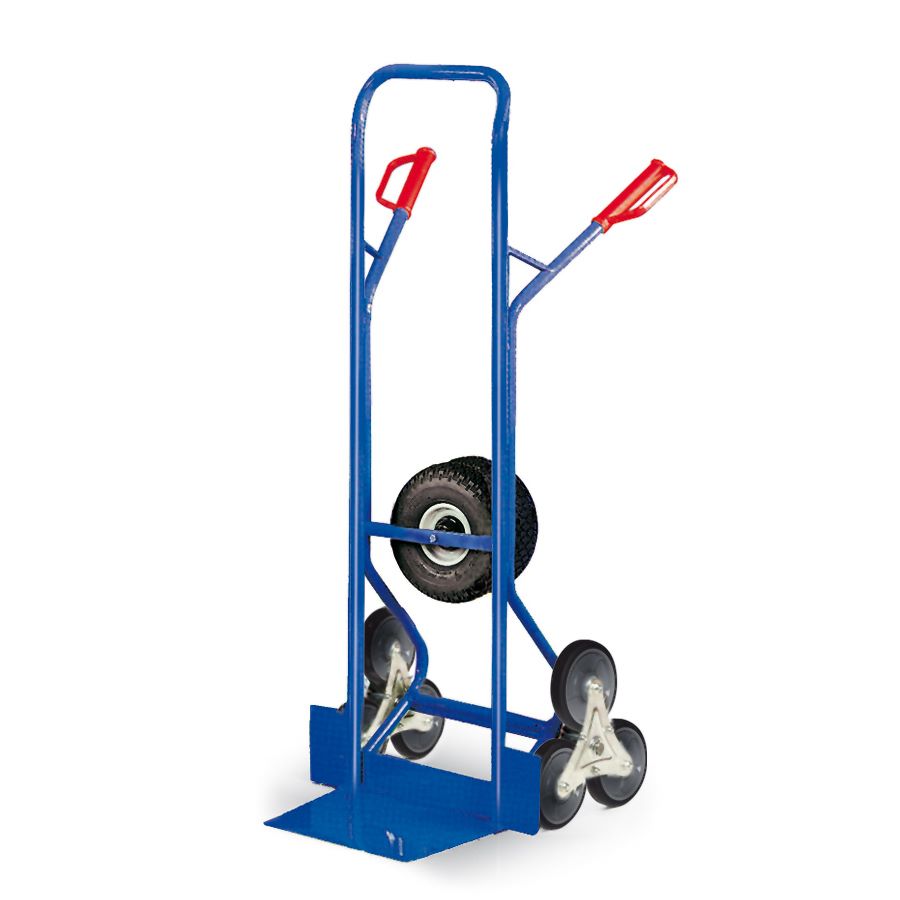 Produktbild Rotauro Treppen Stapelkarre Dreistern mit Lufträder bis 300 kg Last Höhe 1345 mm bild 2