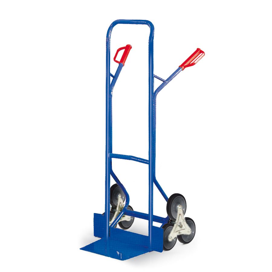 Produktbild Rotauro Treppen Stapelkarre Dreistern bis 300 kg Schaufel 380 x 250 mm RAL 5010 bild 2