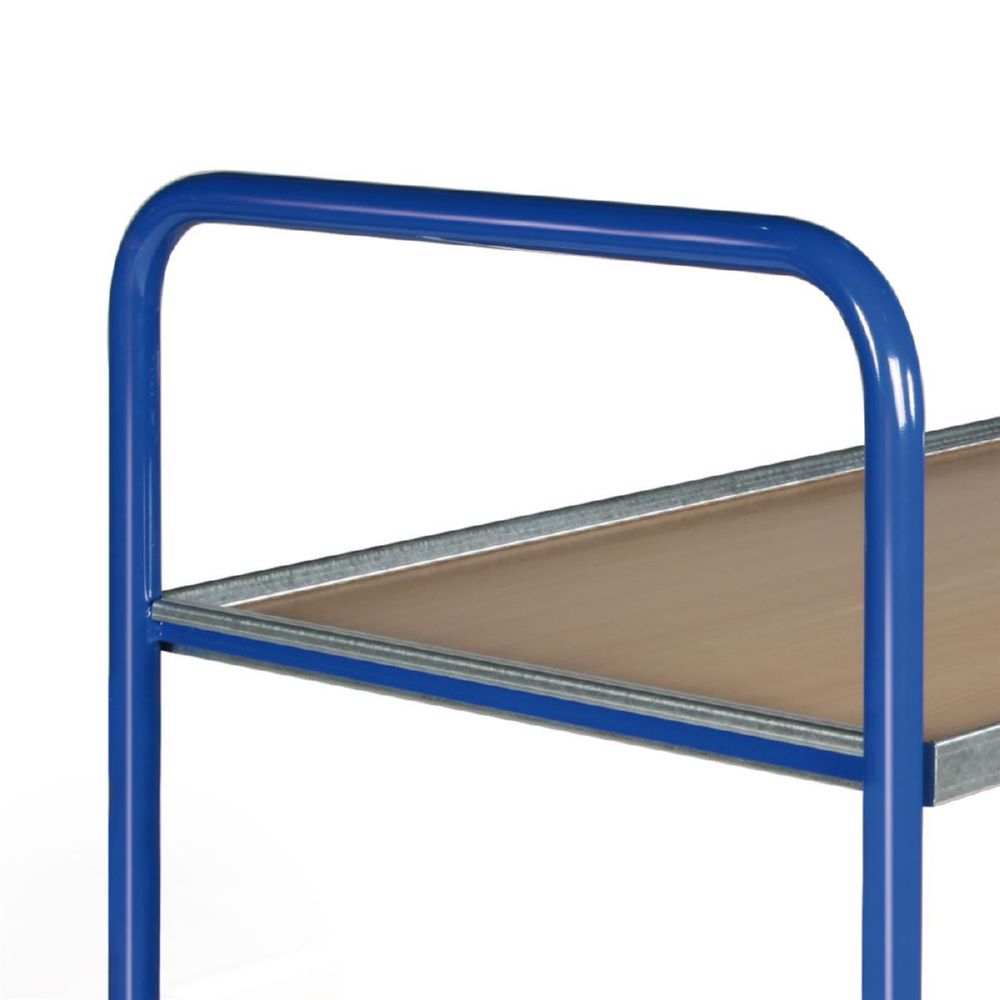 Produktbild Tauroflex Etagenwagen Basic 3 offene Etagen 2 davon mit Bordkante 500 x 1040 x 1160 mm bild 3