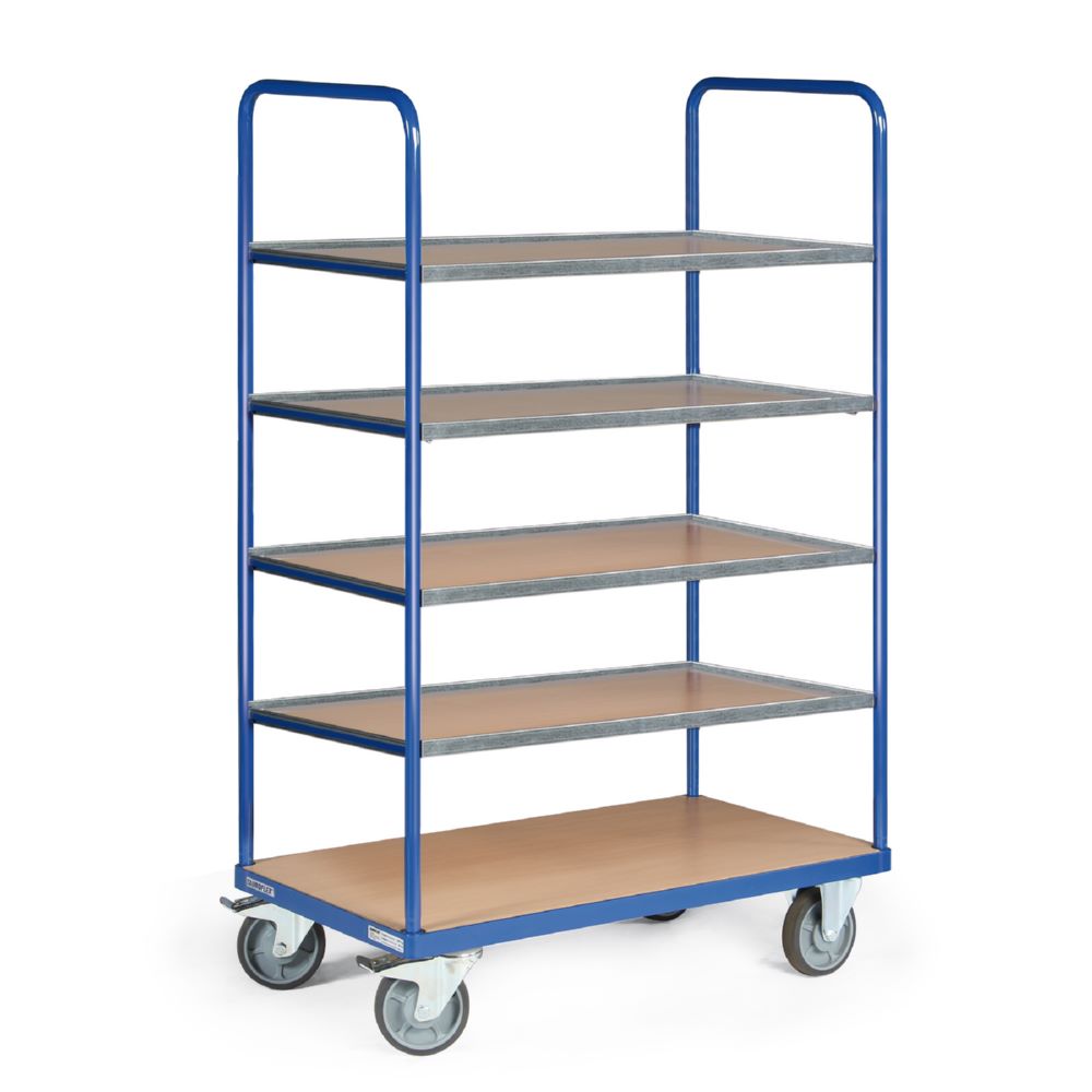 Produktbild Tauroflex Etagenwagen Basic 5 offene Etagen bis 500 kg 600 x 1190 x 1760 mm