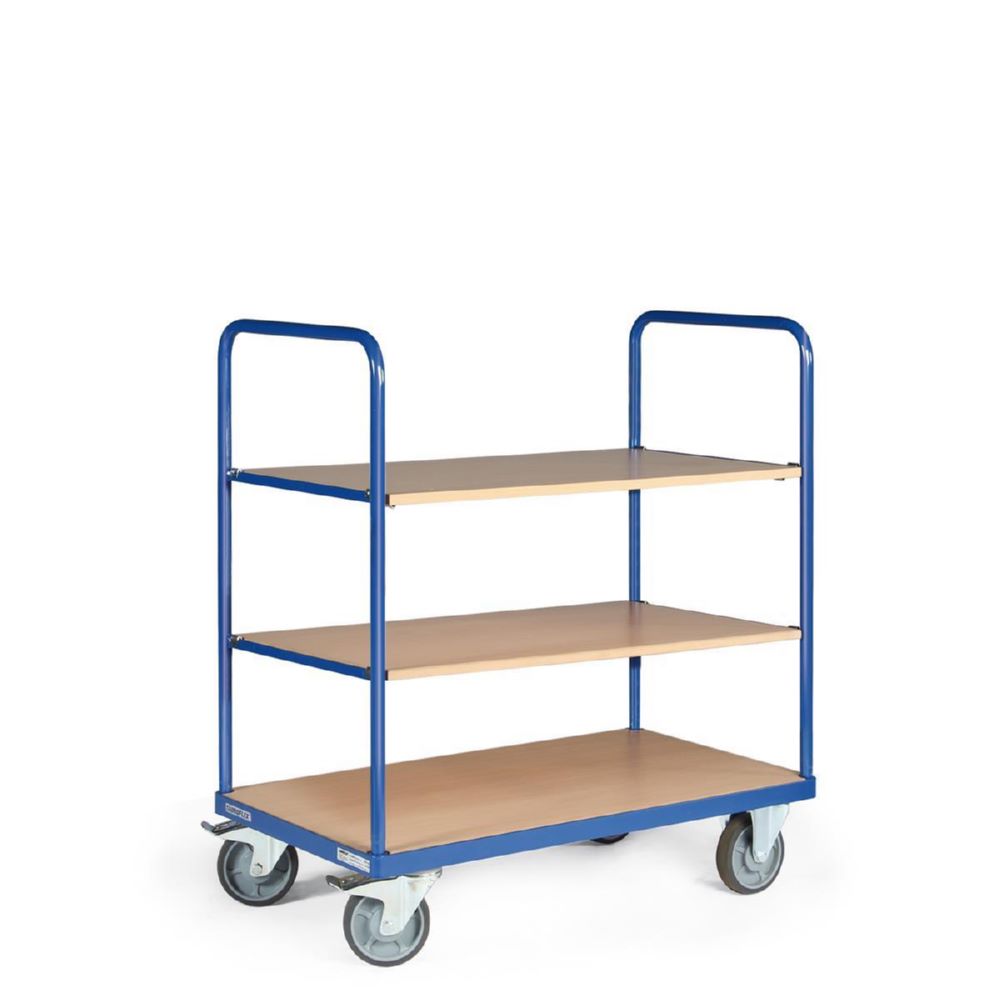 Produktbild Tauroflex Etagenwagen Modell Basic 3 Etagen bis 500 kg Last 700 x 1190 x 1160 mm bild 3