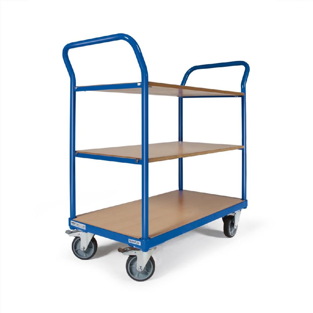 Produktbild Tauroflex Etagenwagen Modell basic 3 Etagen bis 250 kg 500 x 1115 x 1017 mm
