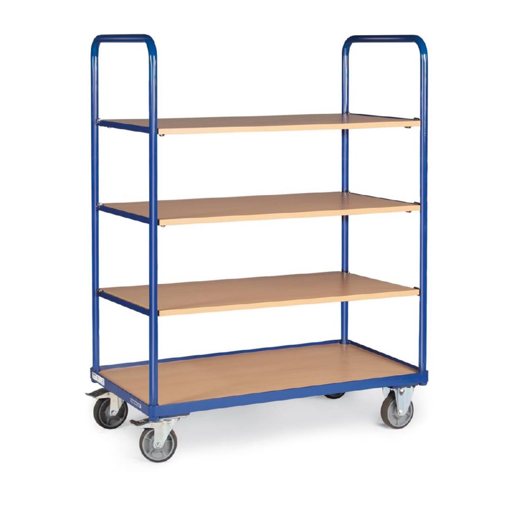 Produktbild Tauroflex Etagenwagen F2 Traglast bis 250 kg 4 Etagen 500 x 1025 x 1425 mm bild 3