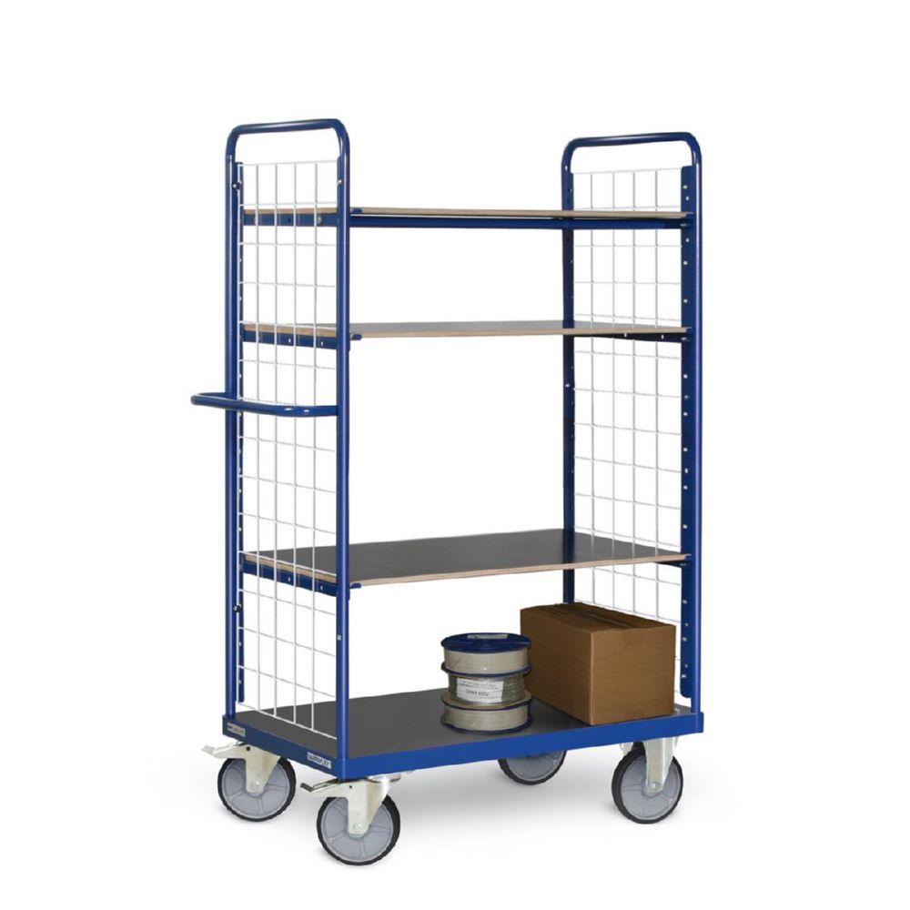 Produktbild Tauroflex Etagenwagen F6 4 Ladeflächen mit Gitter 800 x 1390 x 1800 mm bild 3