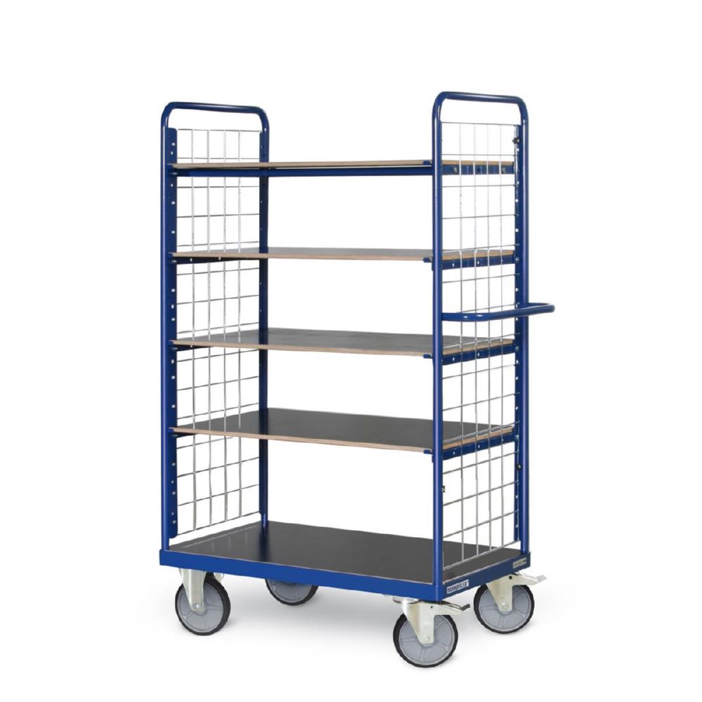 Produktbild Tauroflex Etagenwagen F6 5 Ladeflächen mit Gitter 600 x 1190 x 1800 mm bild 2