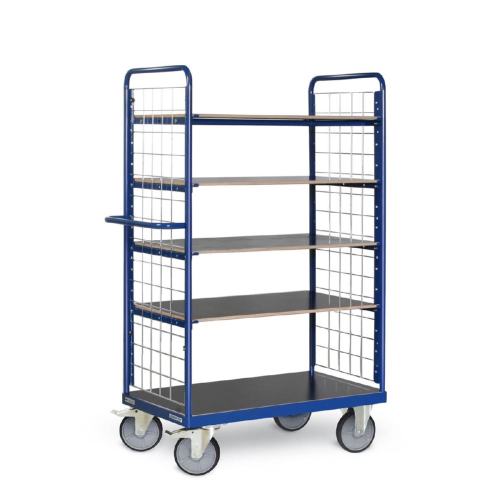 Produktbild Tauroflex Etagenwagen F6 5 Ladeflächen mit Gitter 800 x 1390 x 1800 mm bild 1