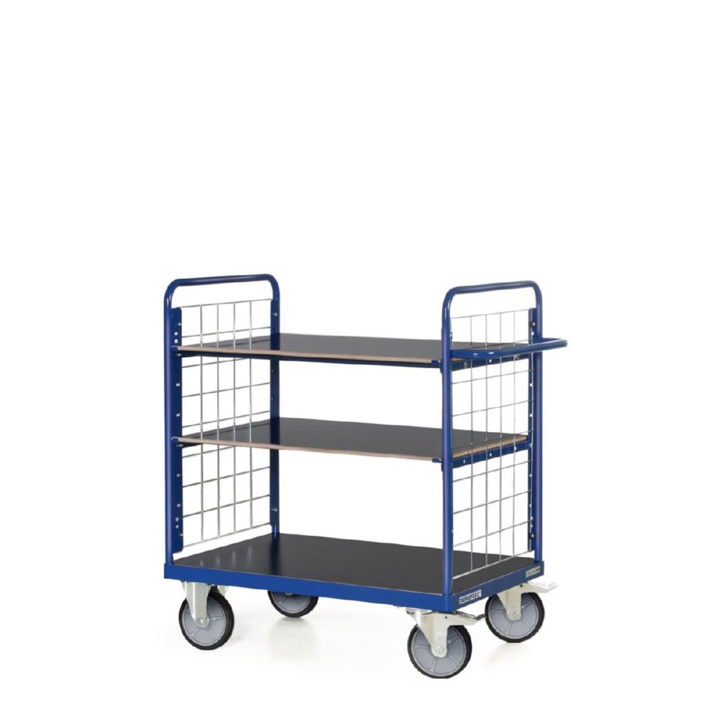 Produktbild Tauroflex Etagenwagen F6 3 Ladeflächen je 90 kg 600 x 1190 x 1200 mm bild 2