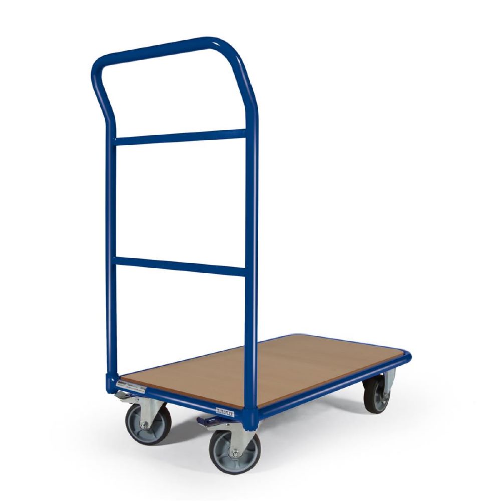 Produktbild Tauroflex Magazinwagen basic bis 350 kg Traglast mit TPE Bereifung 500 x 965 x 100 mm bild 1