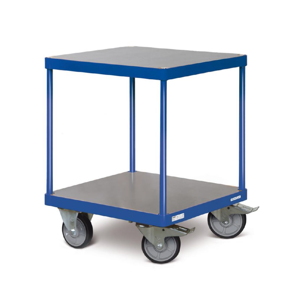 Produktbild Tauroflex Montagewagen mit 2 Ladeflächen bis 250 kg 700 x 700 x 890 mm bild 2