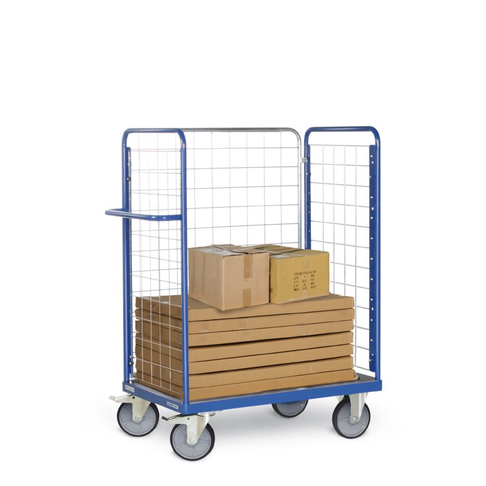 Produktbild Tauroflex Paketwagen F6 mit Gitter 600 kg Last 600 x 1190 x 1500 mm bild 2