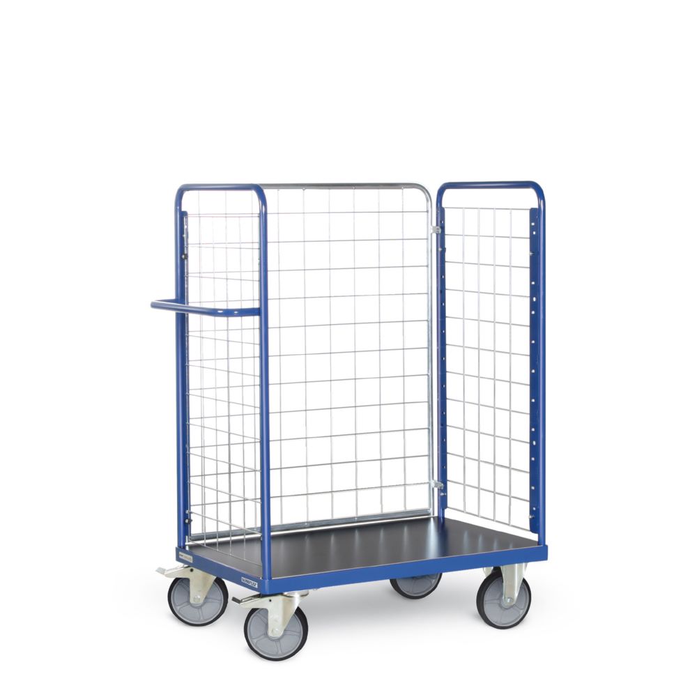 Produktbild Tauroflex Paketwagen F6 Ladefläche mit Gitter 800 x 1390 x 1500 mm