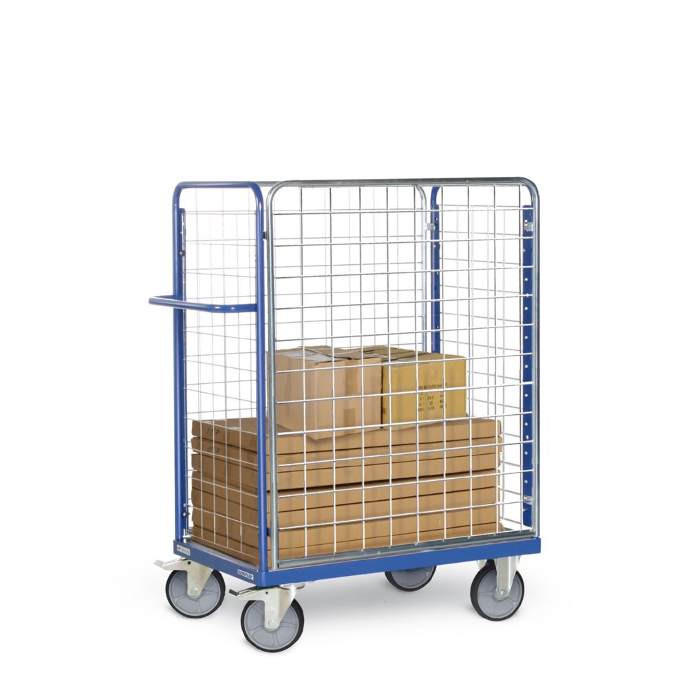 Produktbild Tauroflex Paketwagen F6 Baukastensystem mit Gitter 500 x 1040 x 1460 mm bild 2