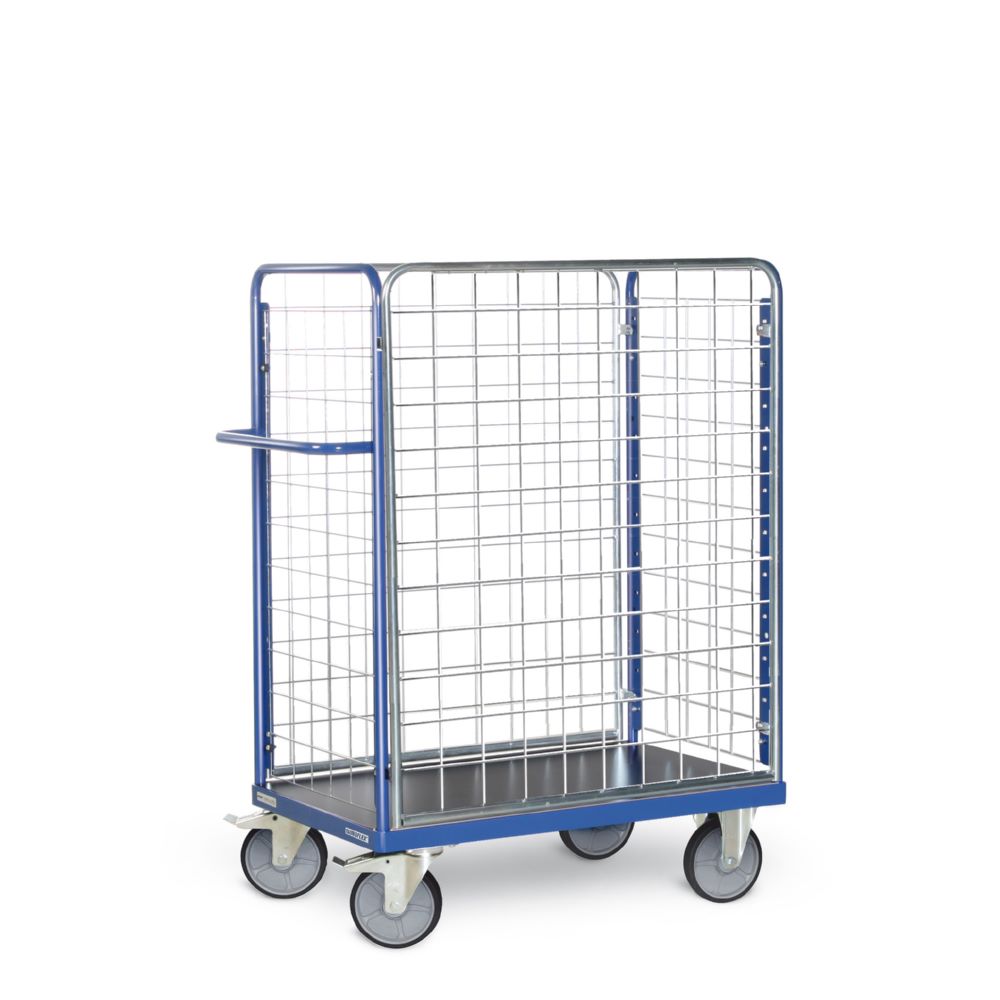 Produktbild Tauroflex Paketwagen F6 flexibles Baukastensystem mit Gitter 800 x 1390 x 1500 mm