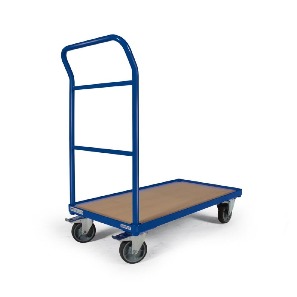 Produktbild Tauroflex Plattformwagen basic mit MDF Ladefläche 250 kg Last 600 x 1175 x 1015 mm