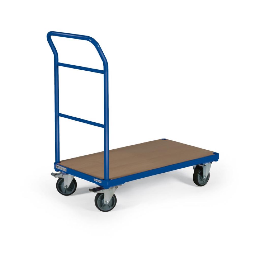 Produktbild Tauroflex Plattformwagen basic 2 Lenkrollen 2 Bockrollen 600 x 1175 x 1015 mm bild 4