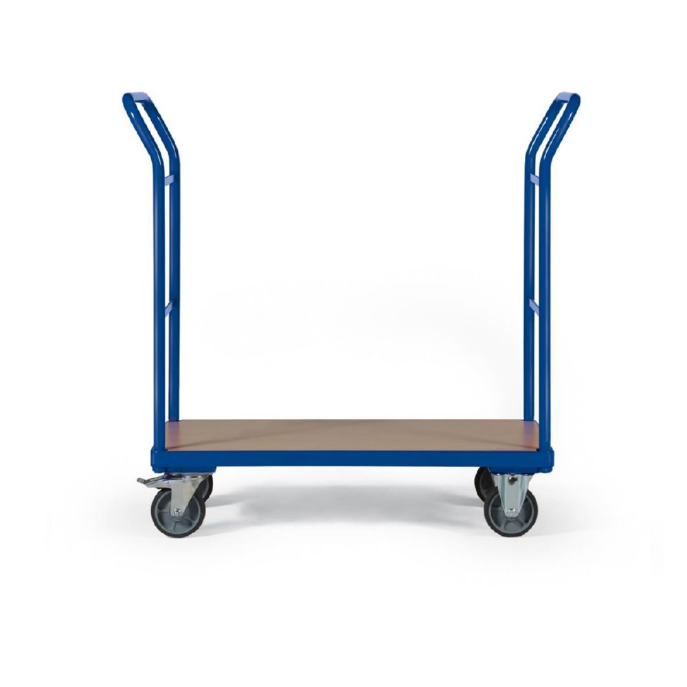 Produktbild Tauroflex Plattformwagen 2 robuste Schiebebügel 250 kg Last 500 x 1115 x 1015 mm bild 2