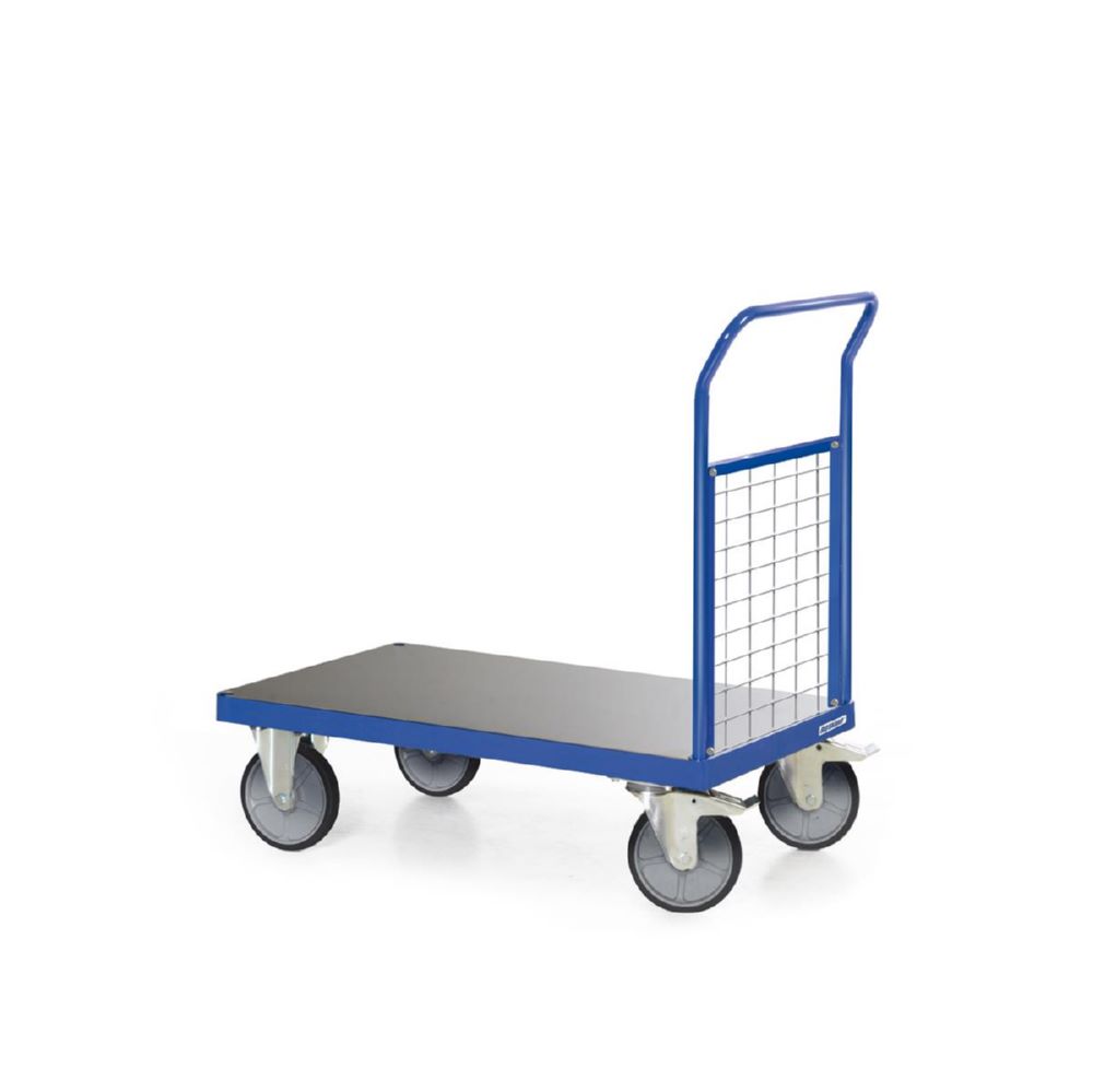 Produktbild Tauroflex Plattformwagen F6 mit Gitter Stirnwand 500 kg Last 500 x 1010 x 1060 mm bild 2