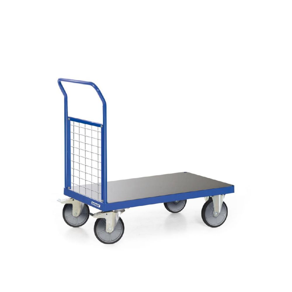 Produktbild Tauroflex Plattformwagen F6 mit Gitter Stirnwand 600 kg Last 700 x 1160 x 1100 mm