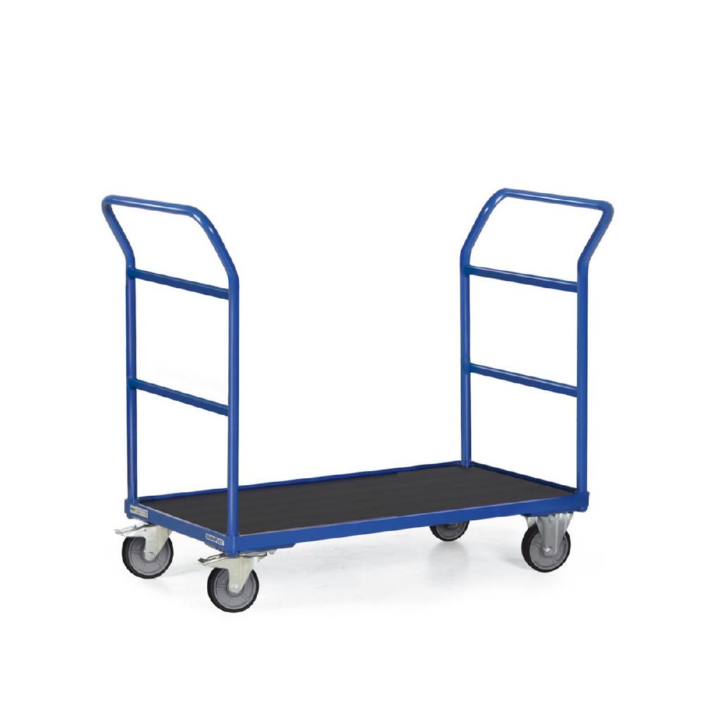Produktbild Tauroflex Plattformwagen F3 mit 2 Schiebebügeln 4 Rollen 500 x 1125 x 1015 mm