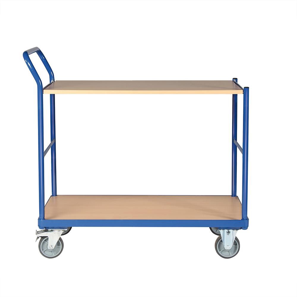 Produktbild Tauroflex Tischwagen basic Serie F 250 Ladeflächen aus MDF Platten 500 x 1025 x 1015 mm bild 2