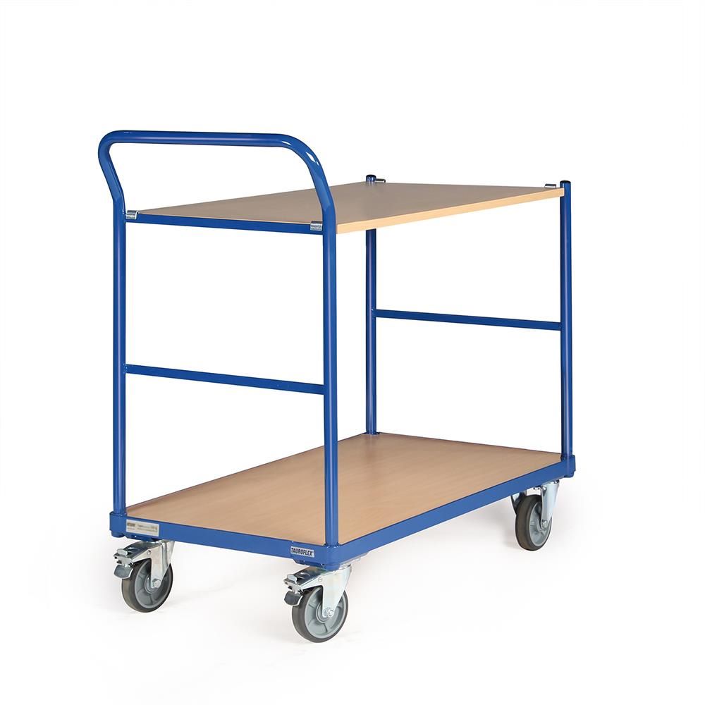 Produktbild Tauroflex Tischwagen basic Serie F 250 Ladeflächen aus MDF Platten 500 x 1025 x 1015 mm bild 4