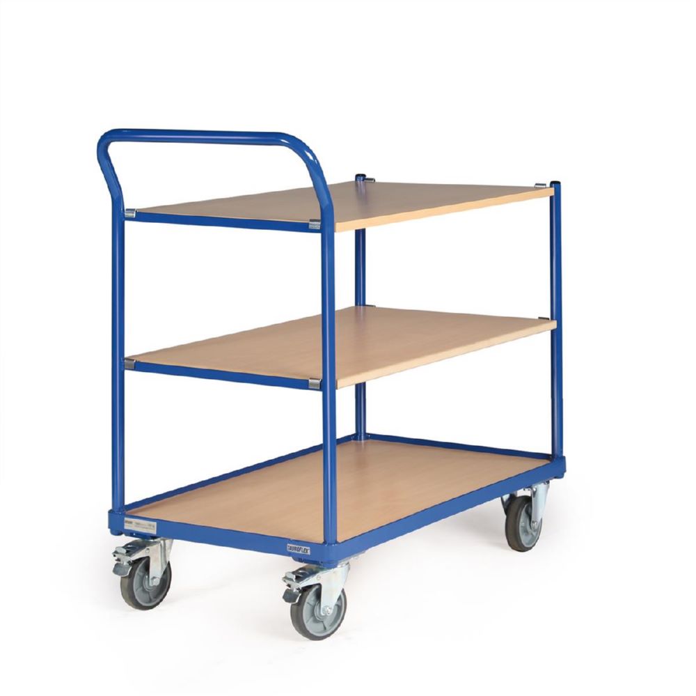 Produktbild Tauroflex Tischwagen basic Serie F 250 3 Ladeflächen bis 250 kg 500 x 1025 x 835 mm bild 4