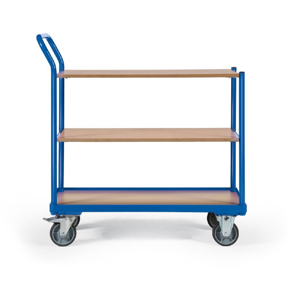 Produktbild Tauroflex Tischwagen basic Serie F 250 3 robuste Ladeflächen 600 x 1175 x 835 mm bild 2