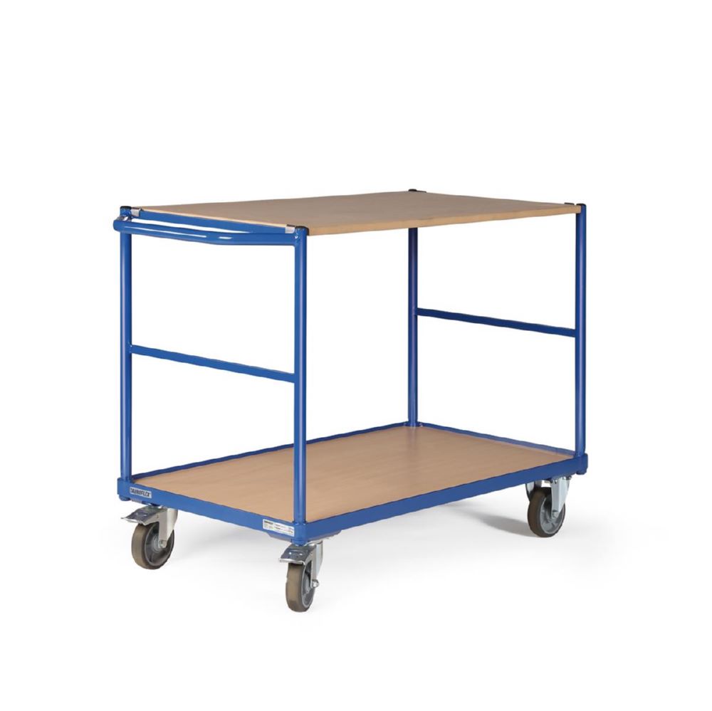 Produktbild Tauroflex Tischwagen basic Serie F 250 2 x Ladeflächen MDF Platte 600 x 1175 x 835 mm bild 3