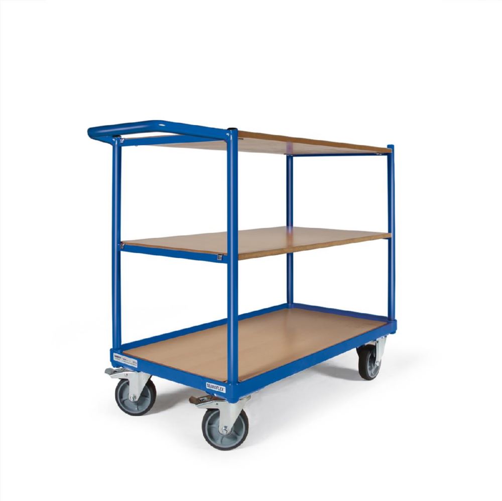 Produktbild Tauroflex Tischwagen basic Serie F 250 3 stabile Ladeflächen 600 x 1175 x 835 mm bild 1