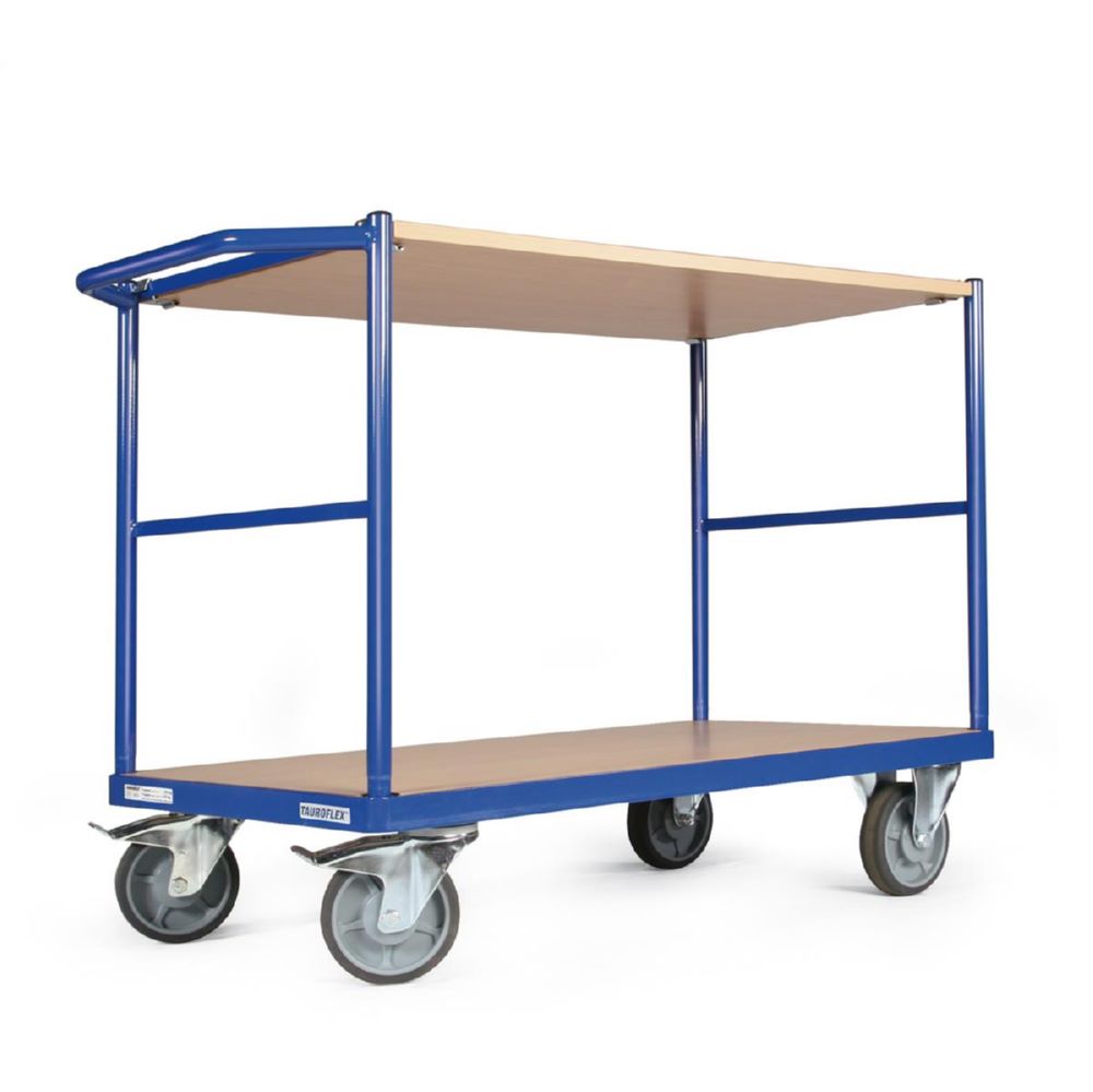Produktbild Tauroflex Tischwagen basic Serie F 2 Ladeflächen bis 350 kg 700 x 1185 x 925 mm bild 1