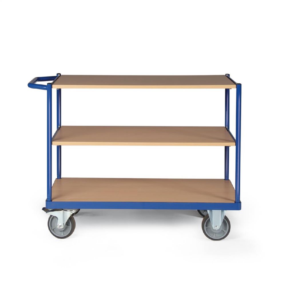 Produktbild Tauroflex Tischwagen basic Serie F Traglast bis 350 kg 3 Etagen 600 x 1185 x 925 mm bild 2