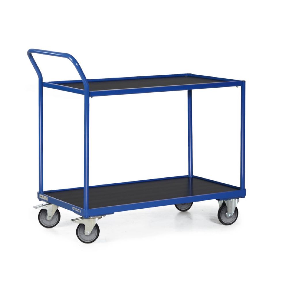 Produktbild Tauroflex Tischwagen F3 mit 2 Ladeflächen rollbar 500 x 1025 x 835 mm bild 1