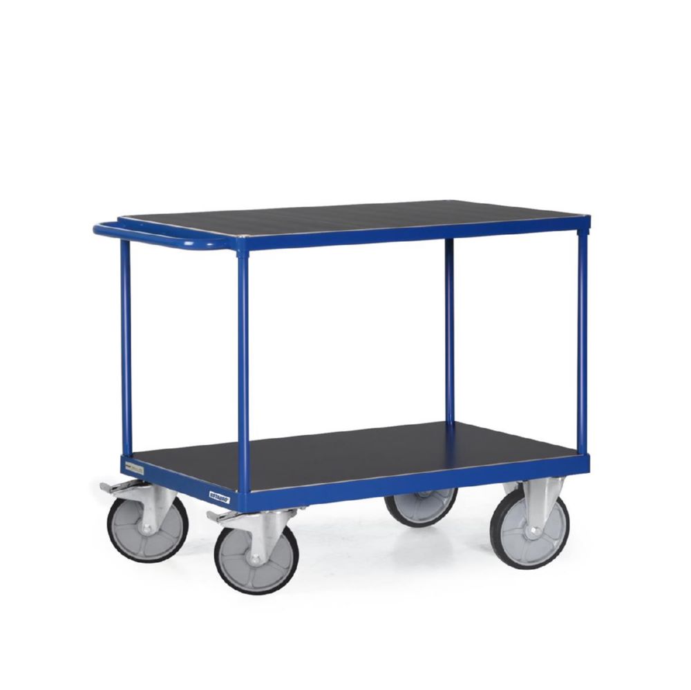 Produktbild Tauroflex Tischwagen F6 2 große Ladeflächen 600 kg Last 800 x 1385 x 92 mm