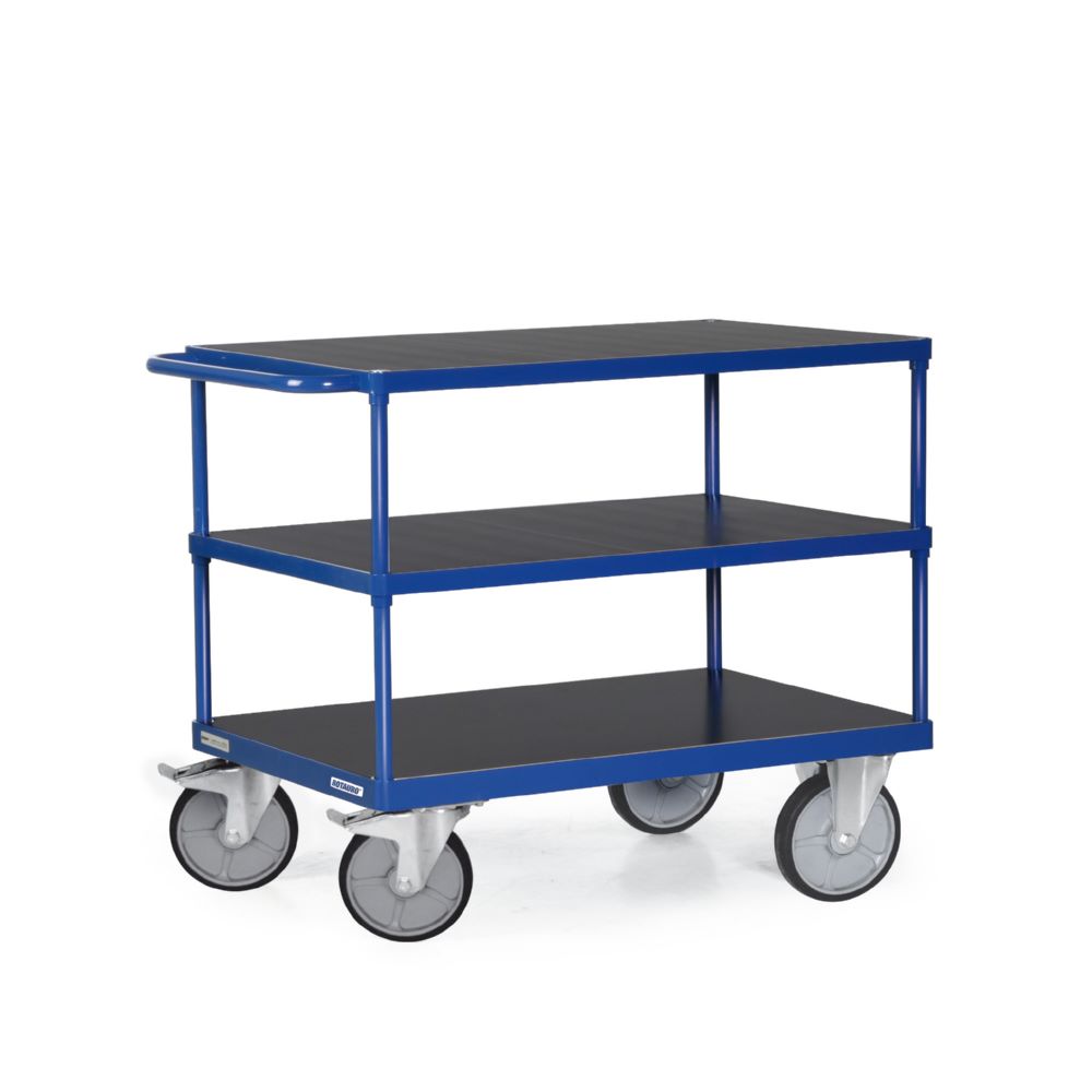 Produktbild Tauroflex Tischwagen F6 3 große Ladeflächen bis 600 kg 700 x 1185 x 925 mm