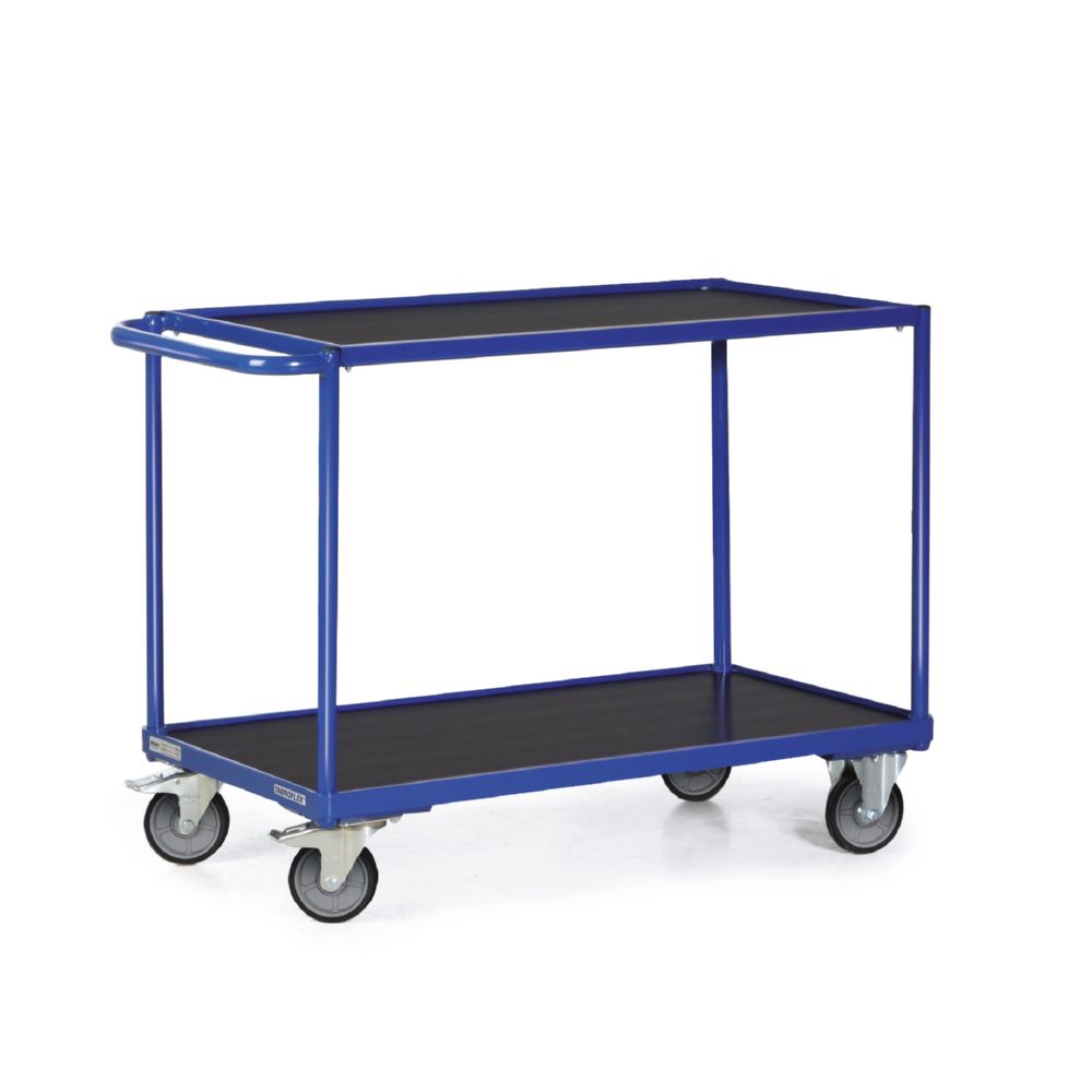 Produktbild Tauroflex Tischwagen F3 mit 2 Ladeflächen und 4 Rädern 500 x 1025 x 835 mm bild 1