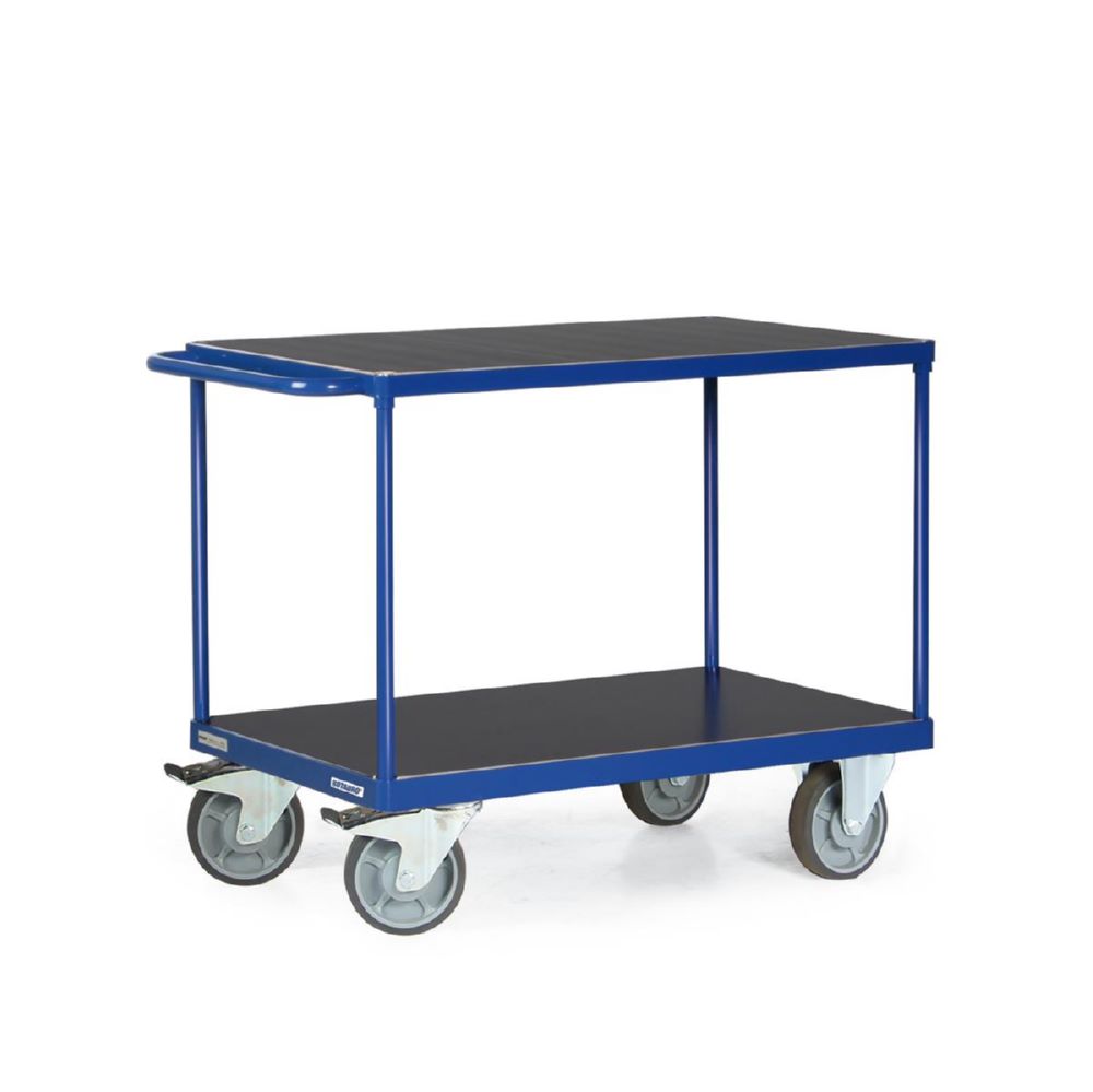 Produktbild Tauroflex Tischwagen F6 2 große Ladeflächen 500 x 965 x 885 mm