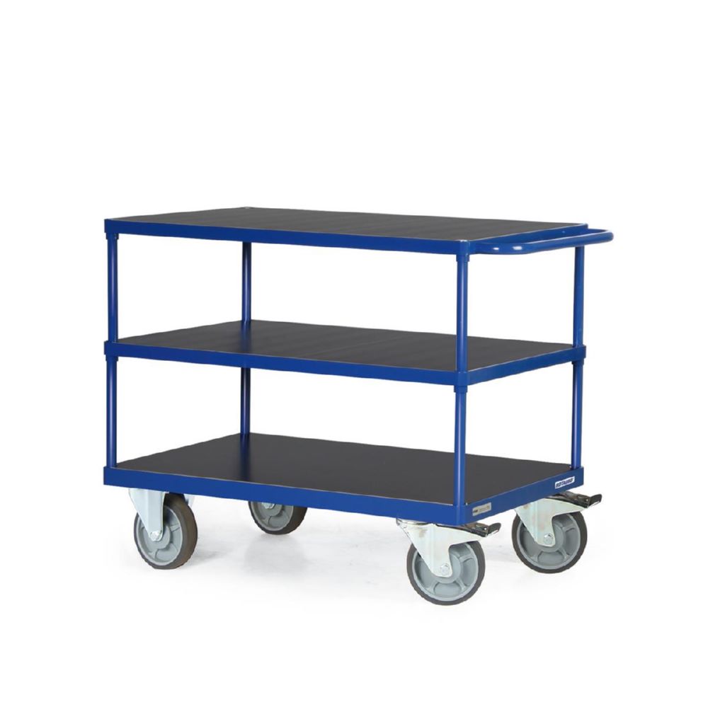 Produktbild Tauroflex Tischwagen F6 3 große Ladeflächen 500 kg Last 500 x 965 x 885 mm bild 2