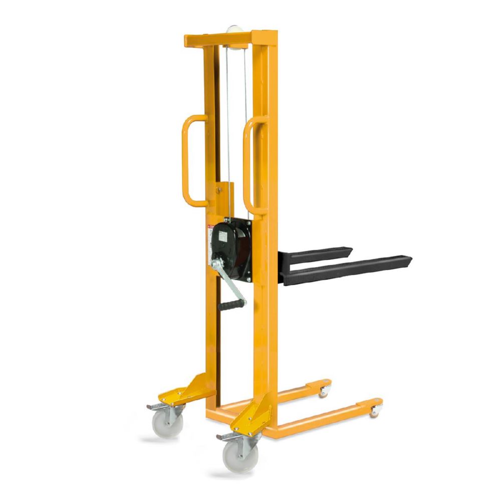 Produktbild Taurolifter Handwindenstapler mit Gabelaufnahme 900 mm Traglast 500 kg bild 2