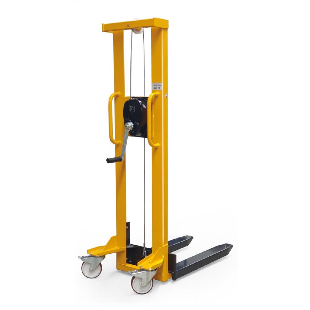 Produktbild Taurolifter Handwindenstapler bis 300 kg mit Gabelaufnahme Länge 700 mm bild 2