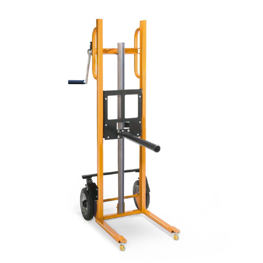 Produktbild Taurolifter Hochhubwagen Hubkarre mit Lastdorn Vollgummi Bereifung Traglast 150 kg RAL 1028 bild 2