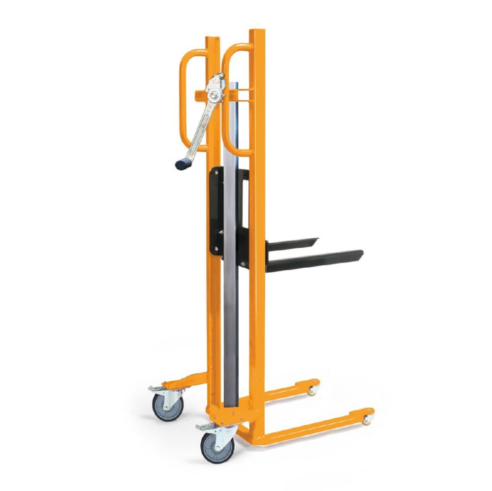 Produktbild Taurolifter Materialheber mit Gabelaufnahme TPE Bereifung 4 Wegefahrwerk 150 kg Last