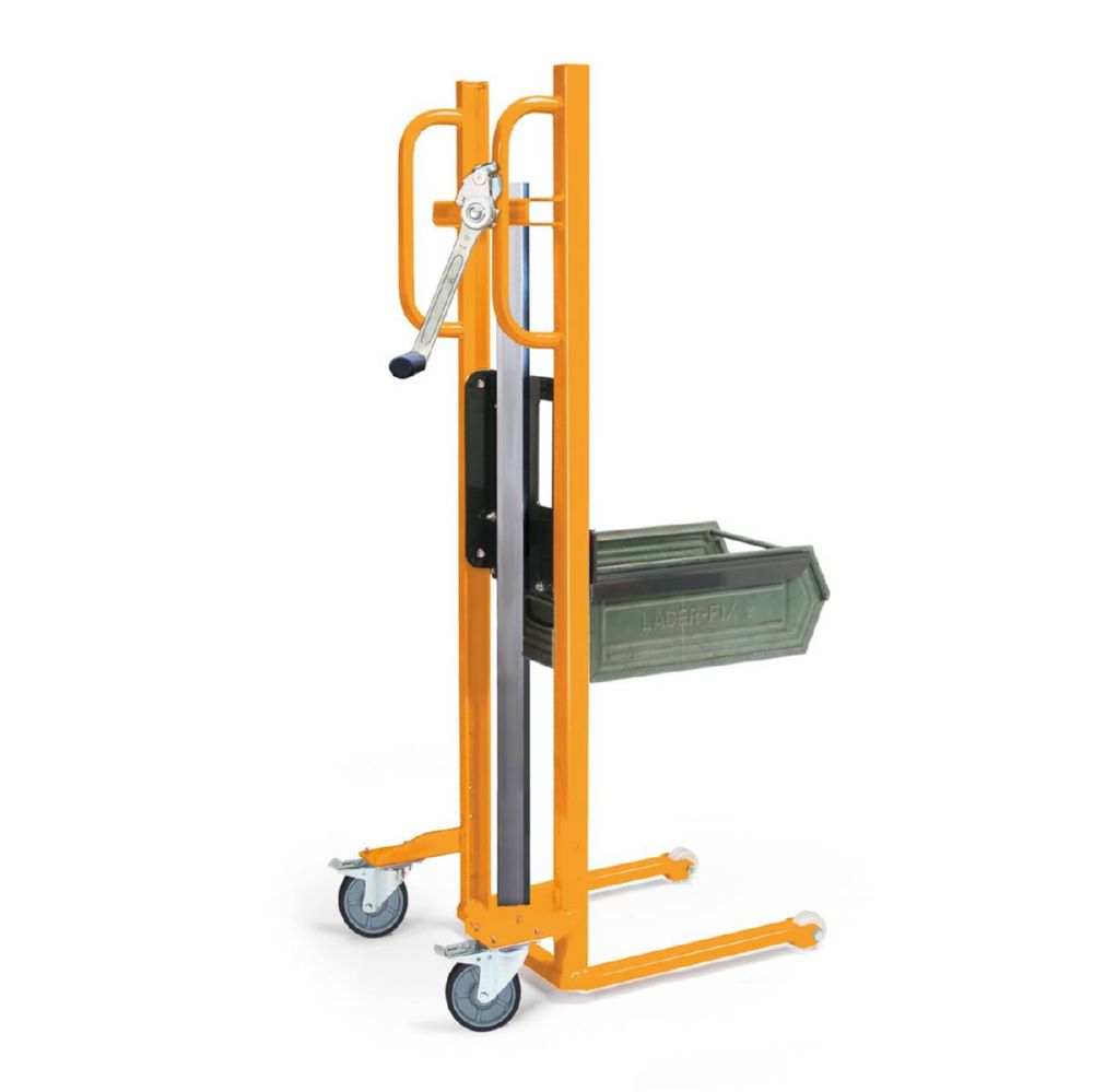 Produktbild Taurolifter Hochhubwagen Materialheber mit Gabelaufnahme TPE Bereifung Traglast 150 kg bild 3