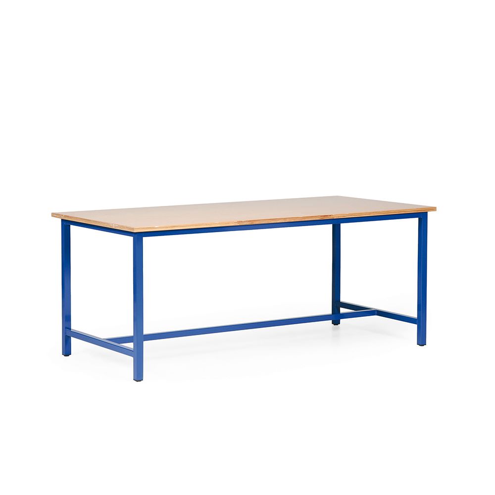 Produktbild Taurotec Arbeitstisch 2000 x 1000 mm Grundmodell Multiplex Holzplatte