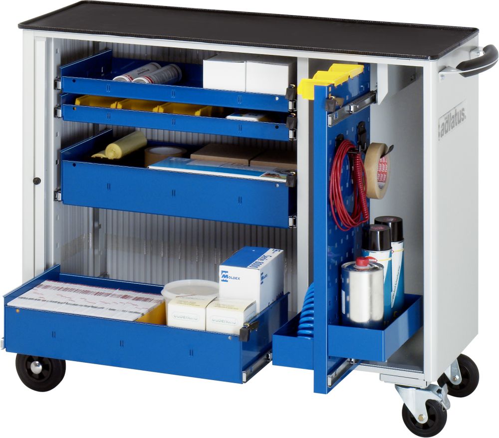 Produktbild RAU Werkzeugwagen adlatus Modell 10010 mit Metallauflage