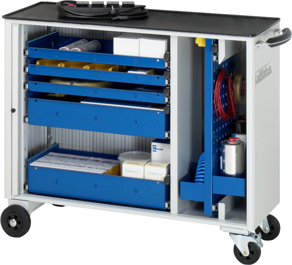 Produktbild RAU Werkzeugwagen adlatus Modell 10050 Metallauflage Starke 25 mm