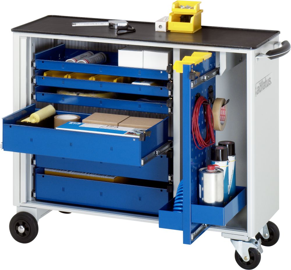 Produktbild RAU Werkzeugwagen Serie adlatus Modell 10060 Breite 1025 mm bild 1